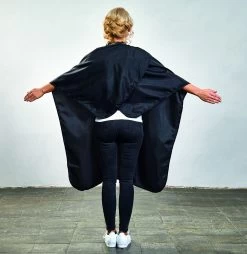 Trend-Design NEON Kapmantel Met Drukknopen 7 Trend-Design NEON Kapmantel Met Drukknopen -Schoonheids- En Haarproducten 93701 neon schwarz hinten bernadette