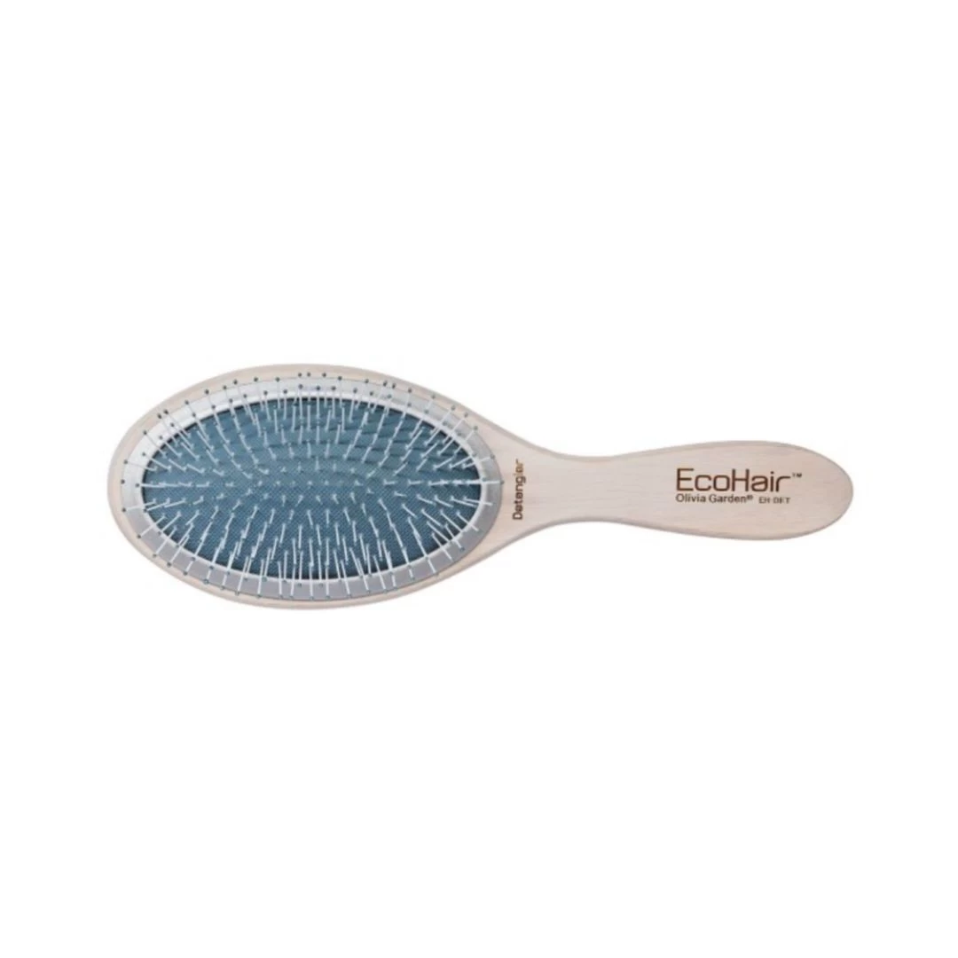 Olivia Garden Ecohair Paddle Detangler Wit/Blauw 3 Olivia Garden Ecohair Paddle Detangler Wit/Blauw