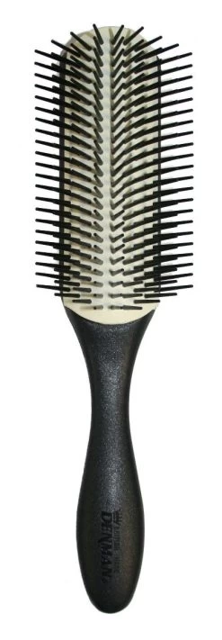 Denman Lange Styling Borstel Zwart/wit/zwart