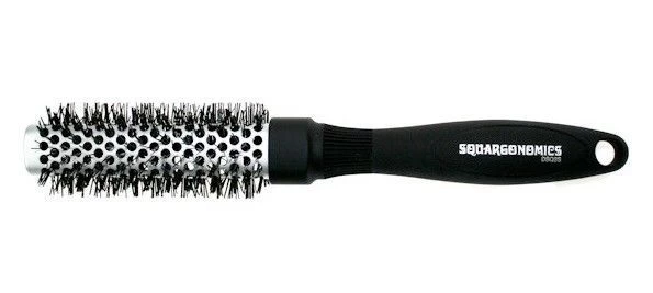 Denman Squargonomics M Zwart/zilver 25mm 3 Denman Squargonomics M Zwart/zilver 25mm