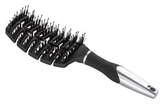 Max Pro Detangler Brush Silver 3 Max Pro Detangler Brush Silver