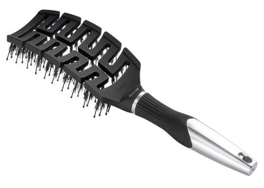 Max Pro Detangler Brush Silver 4 Max Pro Detangler Brush Silver - Afbeelding 2