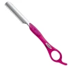 Feather Styling Razor Transparant Pink -Schoonheids- En Haarproducten feather roze