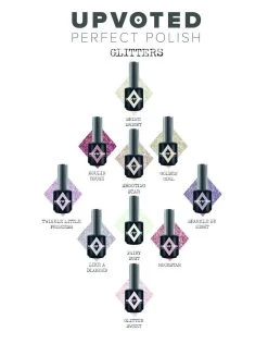 NailPerfect UPVOTED Glitter Soak Off Gelpolish #195 Golden Girl 15ml -Schoonheids- En Haarproducten nailperfect upvoted glitter 7