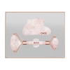 OASE Facial Roller & Gua Sha Stone -Schoonheids- En Haarproducten oase rose quartz gua sha steen facial roller packshot open