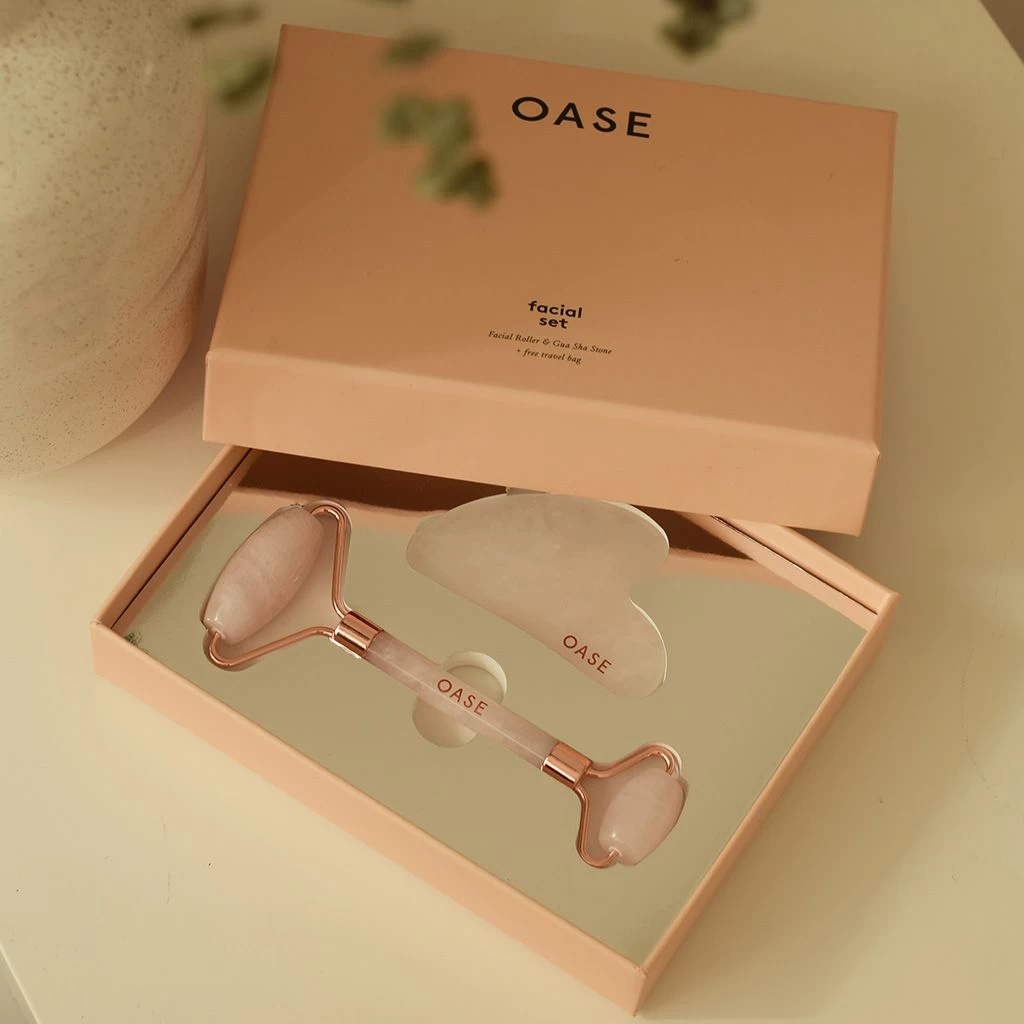 OASE Facial Roller & Gua Sha Stone 5 OASE Facial Roller & Gua Sha Stone - Afbeelding 3