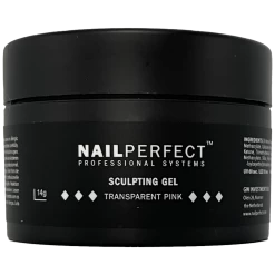 NailPerfect LED/UV Sculpting Gel Transparent Pink 14gr