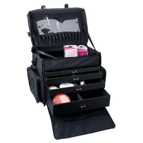 Sinelco Make Up Artist Bag Met Schouderriem Zwart 3 Sinelco Make Up Artist Bag Met Schouderriem Zwart