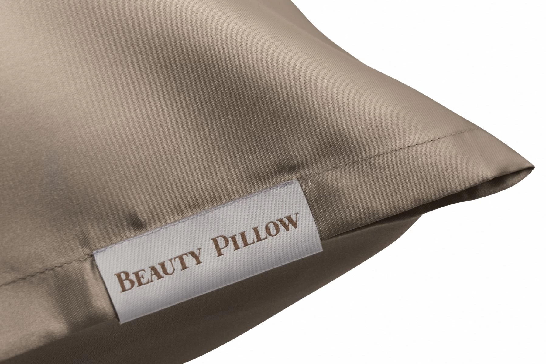 Beauty Pillow Kussensloop Taupe 60x70 4 Beauty Pillow Kussensloop Taupe 60x70 - Afbeelding 2
