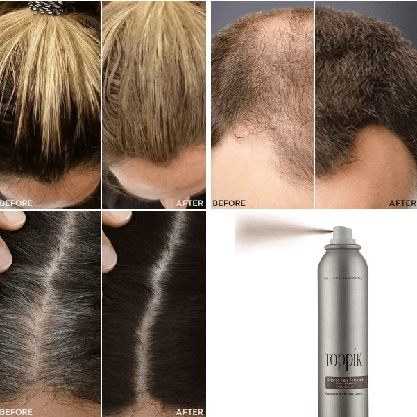 Toppik Colored Thickener Light Brown 144gr 5 Toppik Colored Thickener Light Brown 144gr - Afbeelding 3