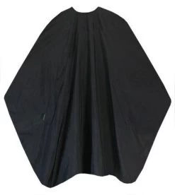 Trend-Design Kapmantel Classic Button Zwart 135x150cm