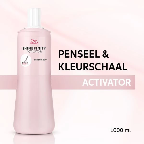 Wella ShineFinity Activator 2% Penseel & Kleurschaal1000ml 4 Wella ShineFinity Activator 2% Penseel & Kleurschaal1000ml - Afbeelding 2